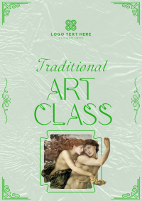 Traditional Art Class Flyer