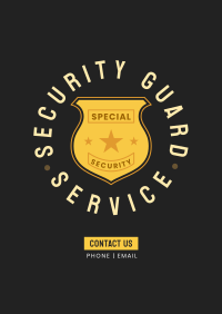 Top Badged Security Poster