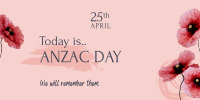 Anzac Day Message Twitter Post