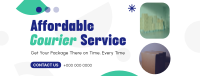 Affordable Courier Service Facebook Cover Design