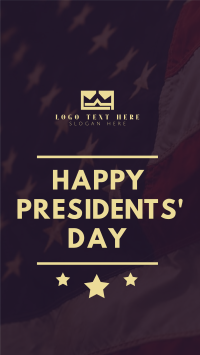 Happy Presidents Day Instagram Story