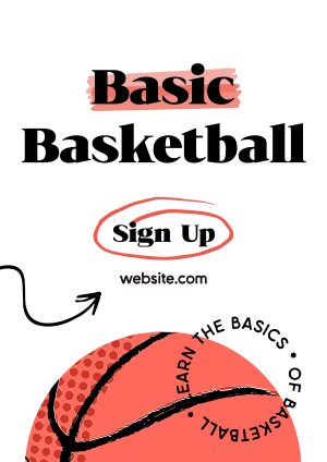Retro Basketball Flyer Image Preview