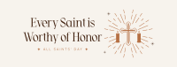 Honor Thy Saints Facebook Cover Design