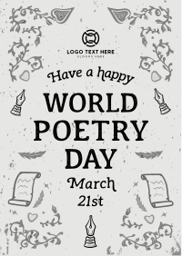 World Poetry Day Flyer