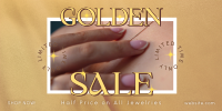 Jewelry Sale Linen Twitter Post