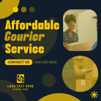 Affordable Courier Service Instagram Post