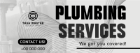 Plumbing Services Facebook Cover Image Preview