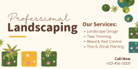 Professional Landscaping Twitter Post