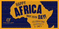 Africa Day Greeting Twitter Post