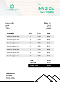 Handyman Invoice example 1