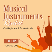 Music Instrument Rental Instagram Post