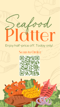 Seafood Platter Sale Facebook Story