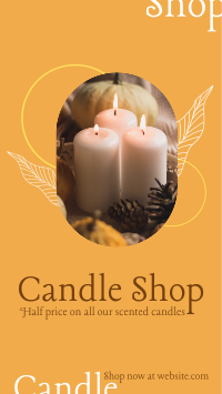 Candle Discount Facebook Story