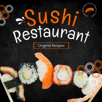 Sushi Resto Instagram Post