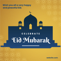 Celebrate Eid Mubarak Instagram Post
