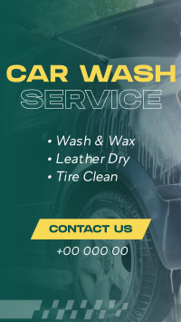 Professional Car Wash Service Instagram Reel Image Preview