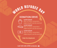 World Refugee Day Donations Facebook Post