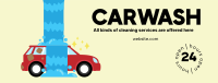 Carwash Services Facebook Cover Image Preview