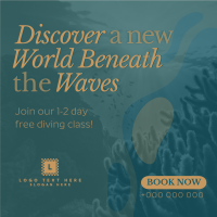 Waves Freediving Class Linkedin Post