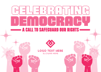 International Day of Democracy Postcard
