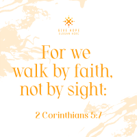 Walk by Faith Instagram Post Image Preview