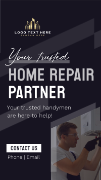 Trusted Handyman Snapchat Design