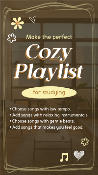 Cozy Comfy Music Facebook Story