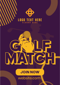 Golf Match Poster