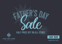 Deals for Dads Postcard