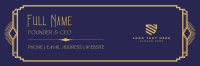 Elegant Art Deco Email Signature