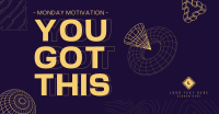 Geometric Monday Motivation Facebook Ad