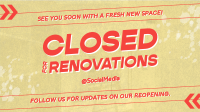 Generic Closed for Renovations Facebook Event Cover