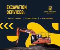 Excavation Services List Facebook Post