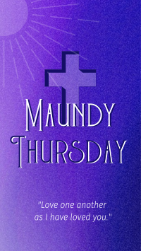 Holy Week Maundy Thursday Instagram Reel