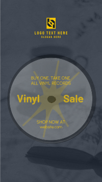 Vinyl Record Sale Facebook Story