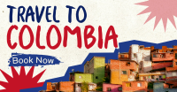 Travel to Colombia Paper Cutouts Facebook Ad