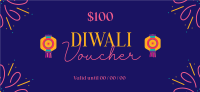 Diwali Festival Gift Certificate Image Preview