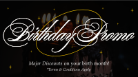 Birthday Promo Facebook Event Cover