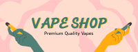 Premium Vapes Facebook Cover Image Preview