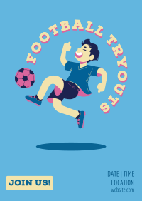 Soccer Clinic Jump Poster Design