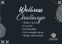 Choose Your Wellness Postcard Image Preview