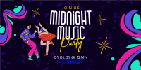 Midnight Music Party Twitter Post