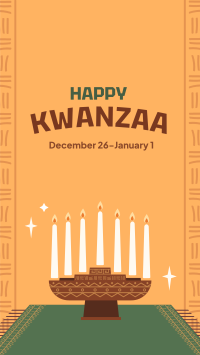 Kwanzaa Candle Instagram Story