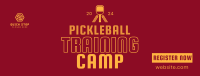 Classic Sporty Pickleball Training Facebook Cover Image Preview