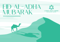 Eid Adha Camel Postcard