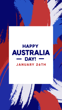 Australia Day Paint Instagram Story