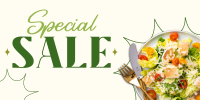 Salad Special Sale Twitter Post