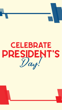 Celebrate President's Day Facebook Story