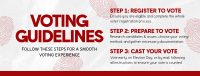 Election Voting Guidelines Facebook Cover