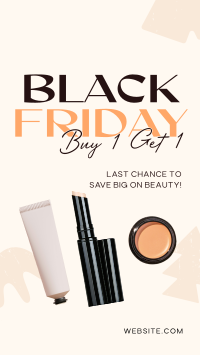 Beauty Products Black Friday TikTok Video Design